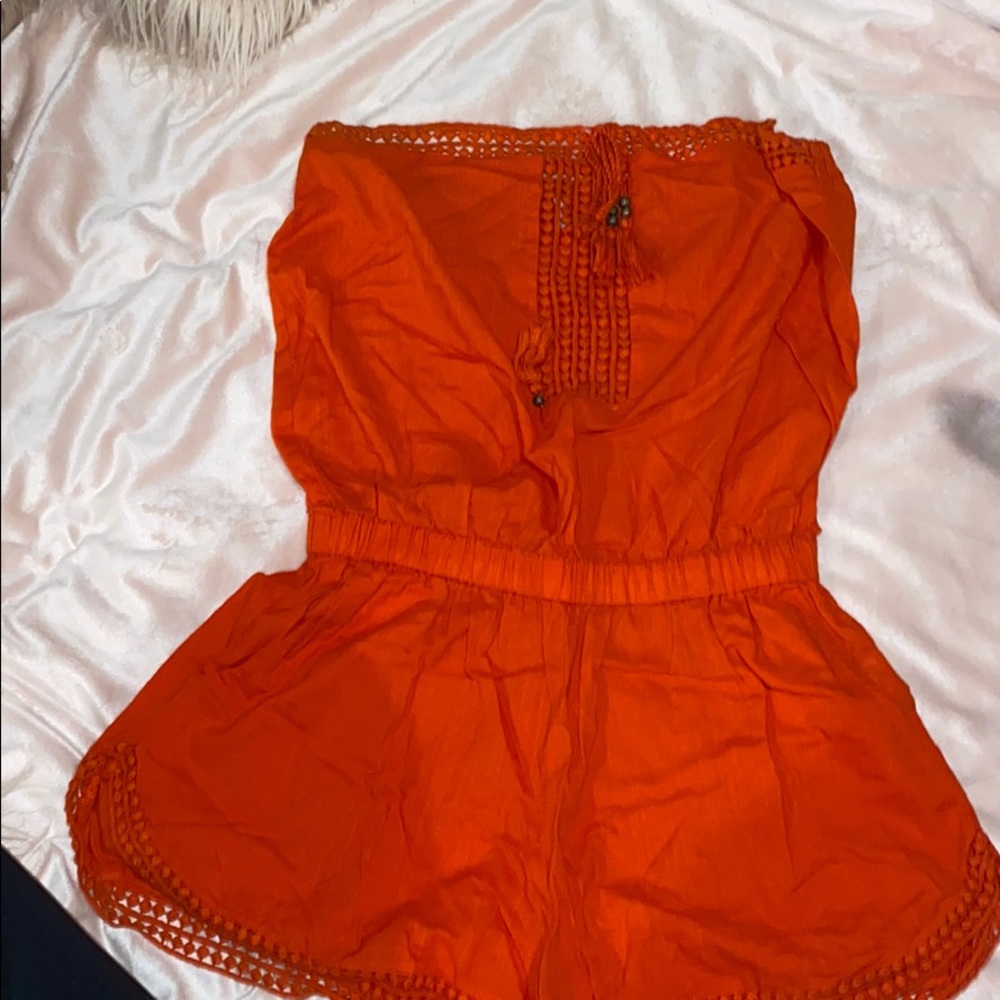 Orange romper